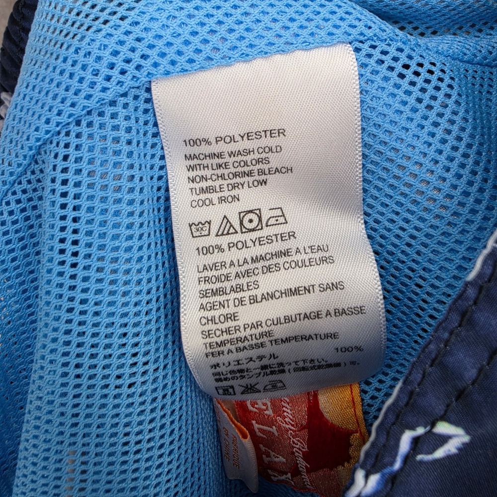 Tommy Bahama Relax L Blue Octopus Jellyfish Swim Trunks Board Shorts Surf Tropic - Picture 5 of 5